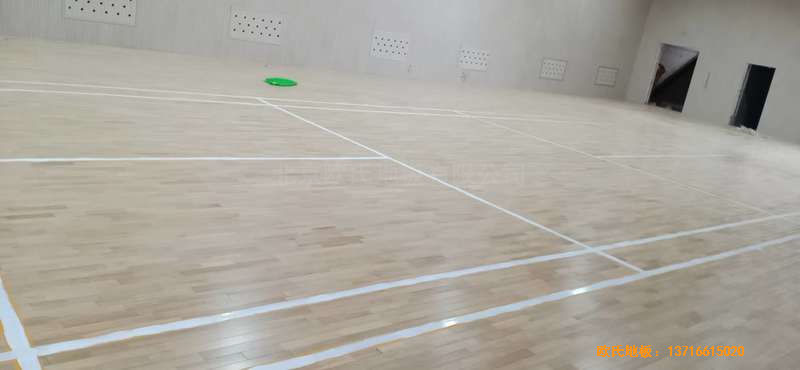 山西運城財經(jīng)學校運動地板施工案例