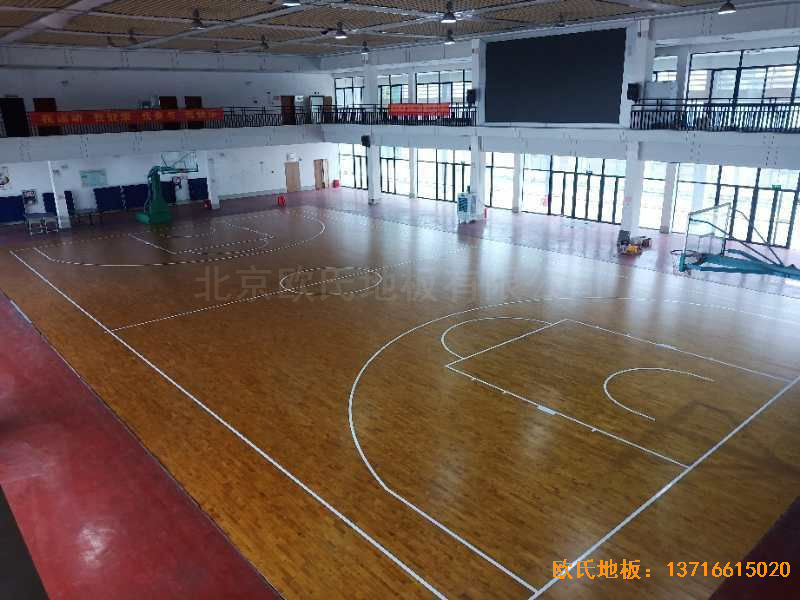 廣西來賓市較好的中學(xué)體育地板鋪設(shè)案例
