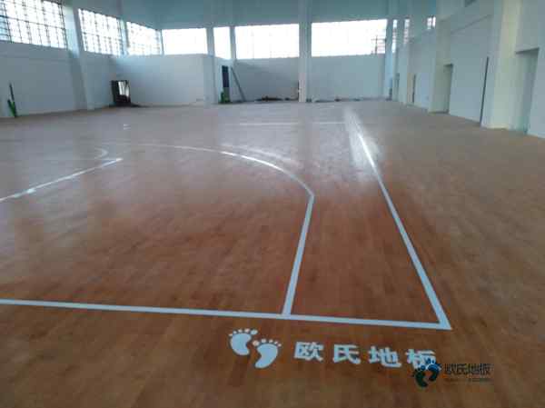 質量好運動體育地板施工流程