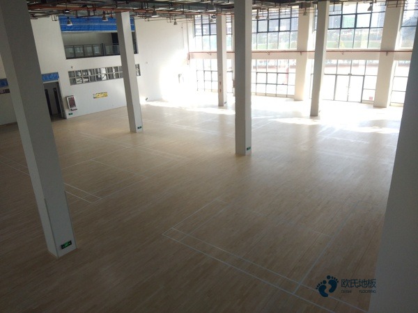 學校籃球場館木地板阻燃