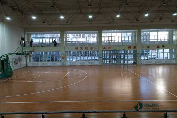 運動體育木地板維護2